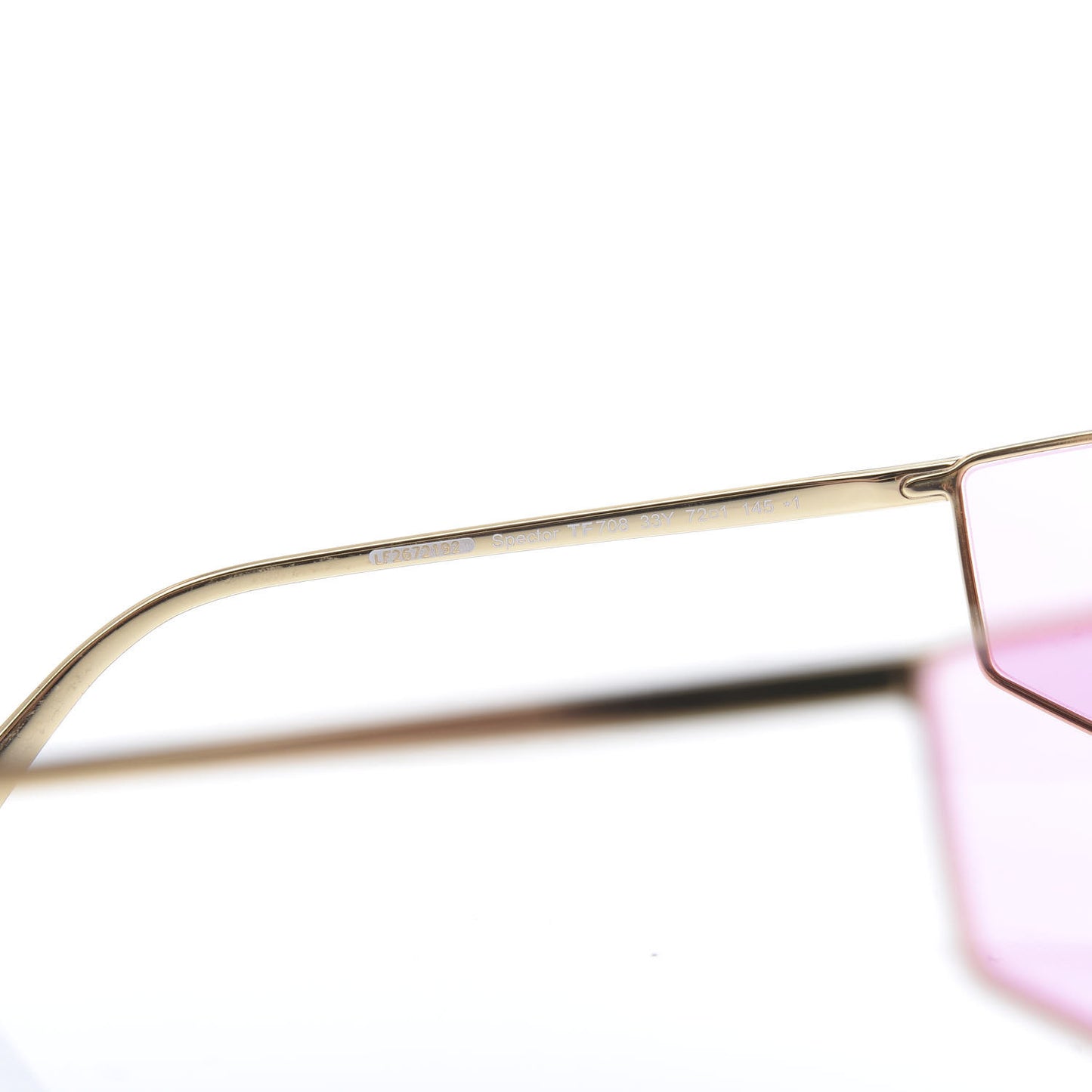 Square Spector Sunglasses TF 708 Rose