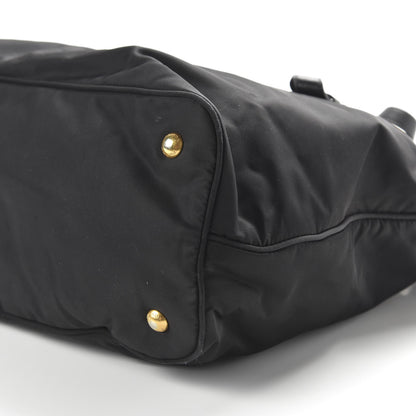 Prada Tessuto Nylon Soft Calf Tote Black 6 of 8