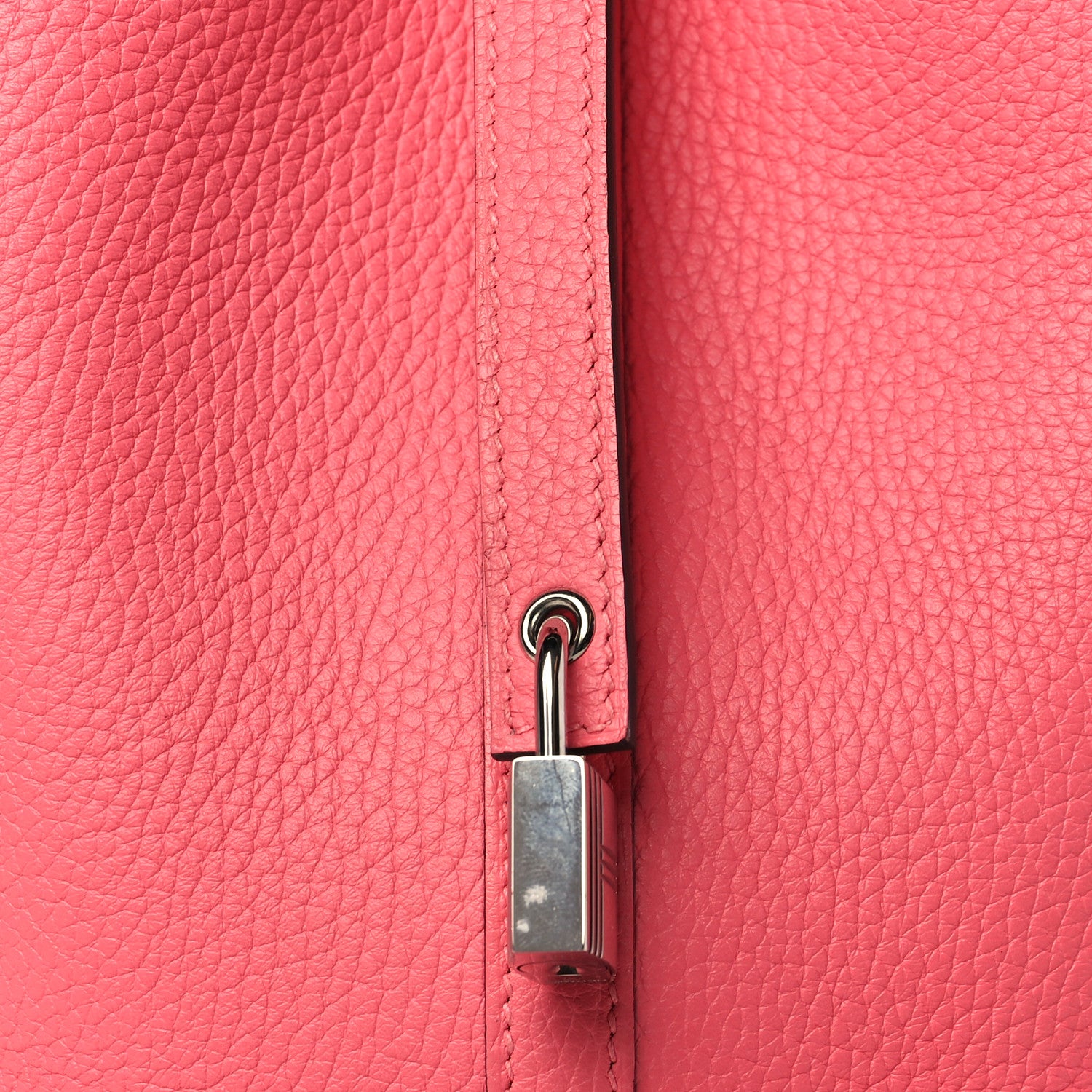 Hermes Taurillon Clemence Picotin Lock 18 PM Rose Azalee 8 of 11