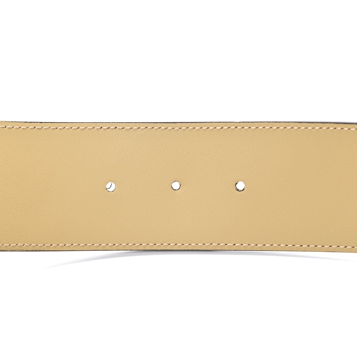 Calfskin Striped Textured Double G 50mm Belt 85 34 Black Beige