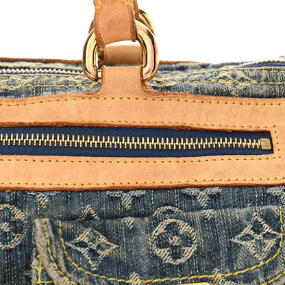 Louis Vuitton Monogram Denim Neo Speedy Blue 14 of 18