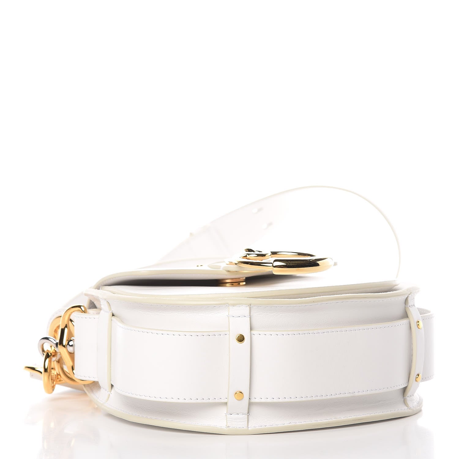 Chloe Calfskin Small Tess Bag Brilliant White 4 of 7