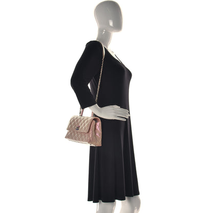 Chanel Iridescent Caviar Quilted Mini Coco Handle Flap Pink 3 of 13