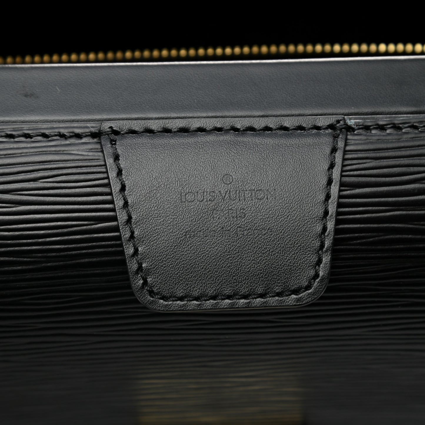 Epi Serviette Fermoir Briefcase Black