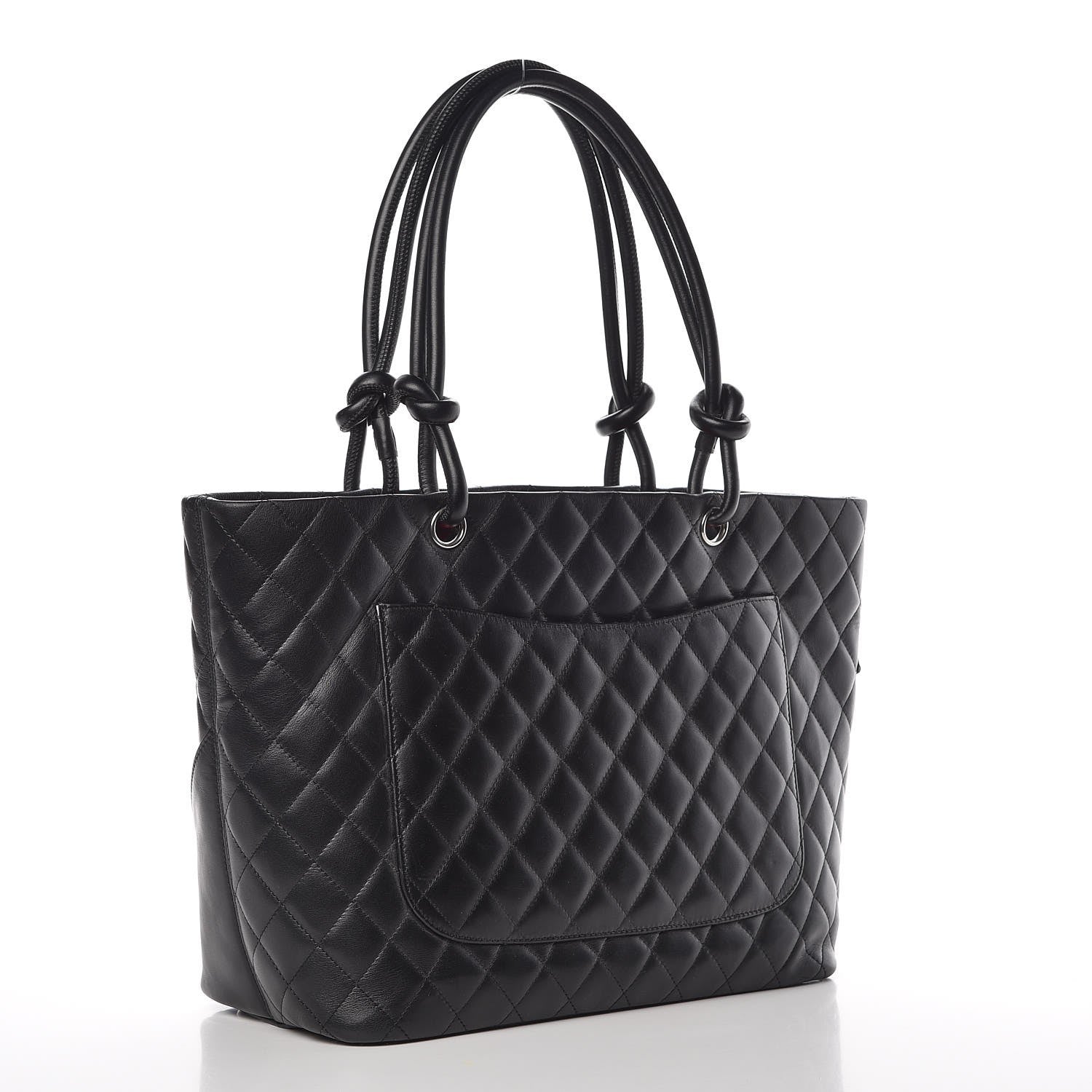 Chanel Calfskin Quilted Large Cambon Tote Black 3 of 10