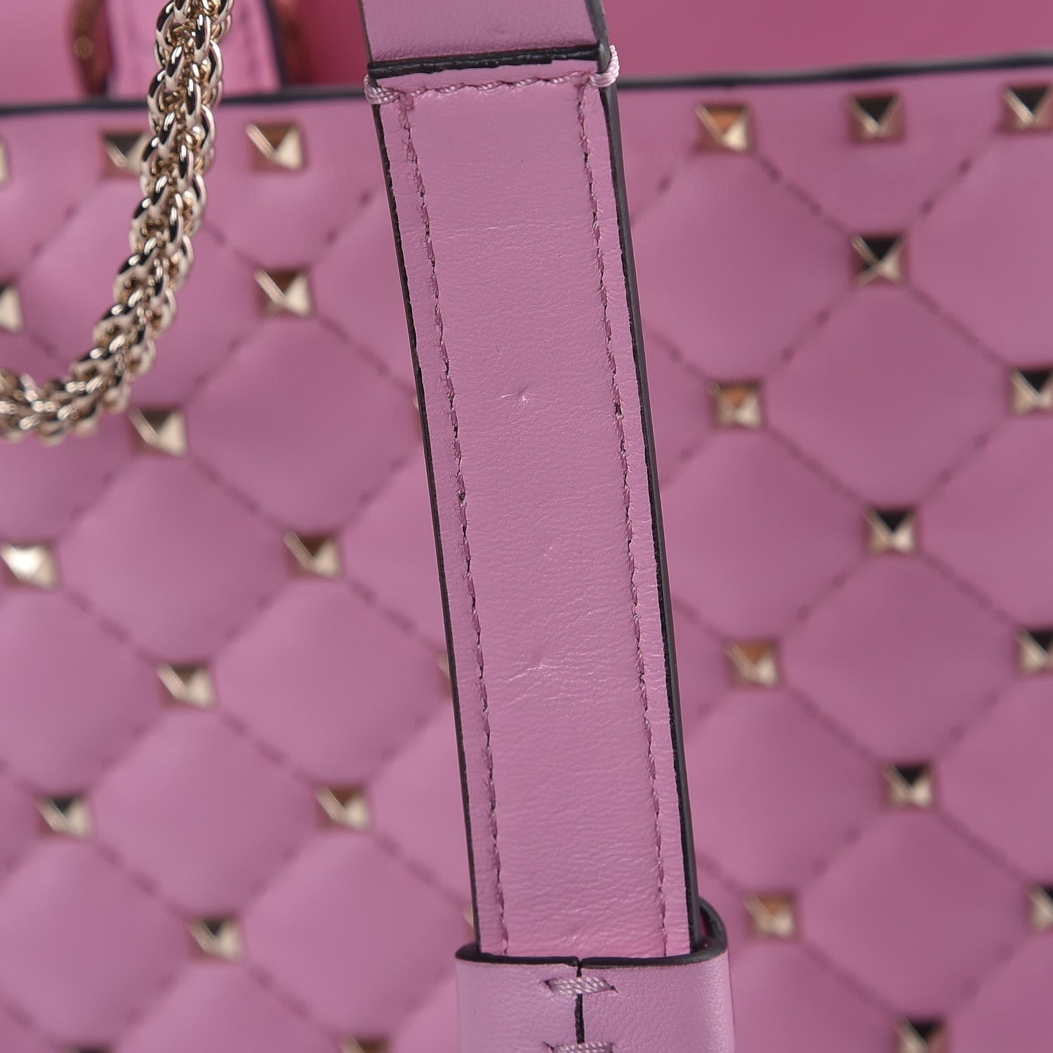 Valentino Garavani Nappa Rockstud Spike Tote Absolute 9 of 9