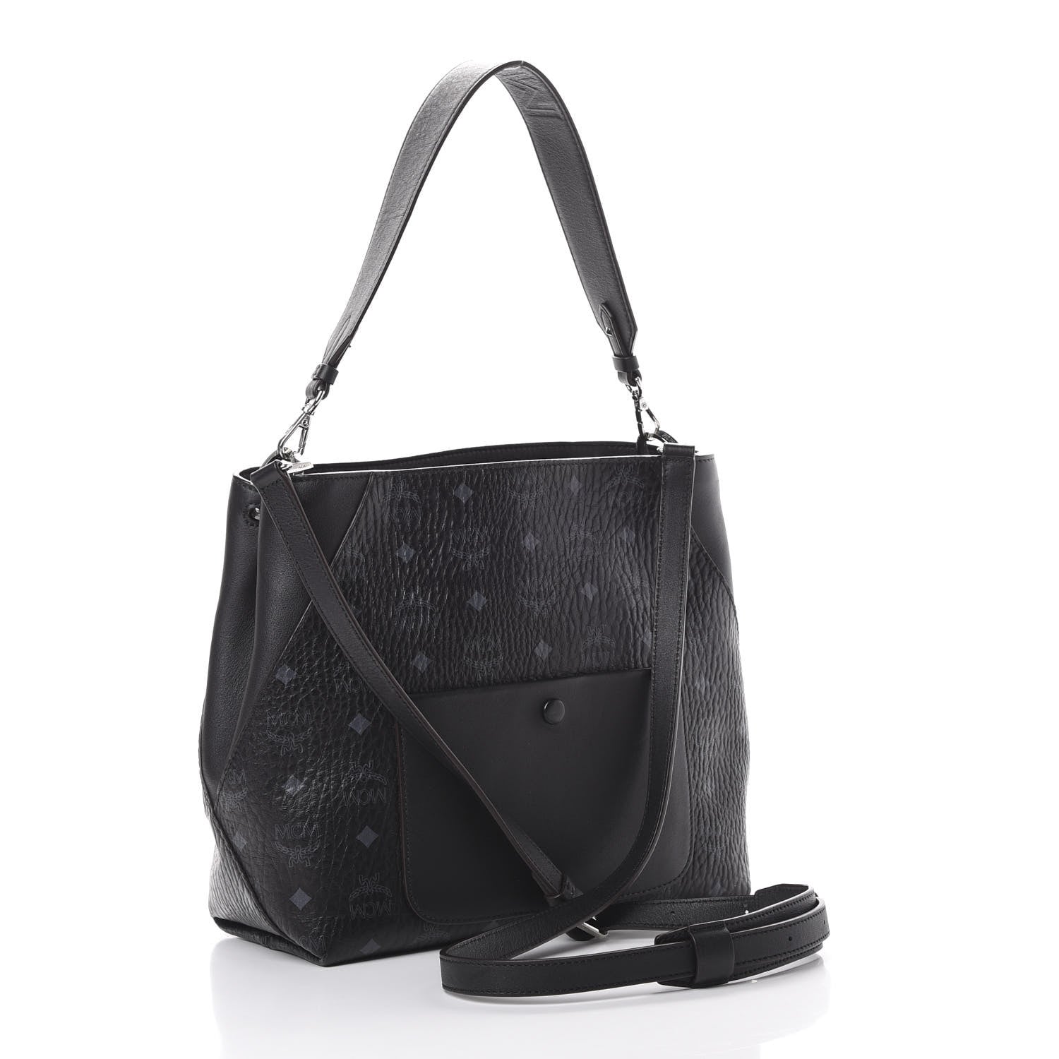 MCM Visetos Medium Klara Hobo Black 2 of 10