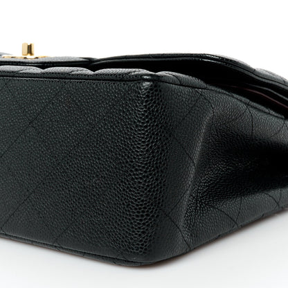 Chanel Caviar Quilted Jumbo Double Flap Black 6 of 6