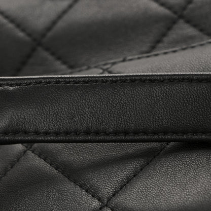 Chanel Lambskin Enamel Quilted Waist Bag Black 12 of 14