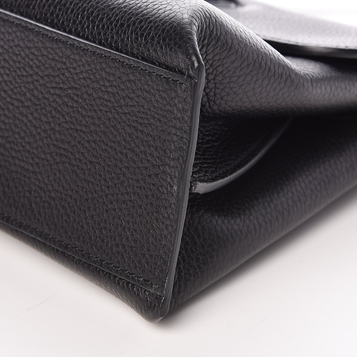 Cellarius Calfskin Small Bamboo Daily Top Handle Bag Black