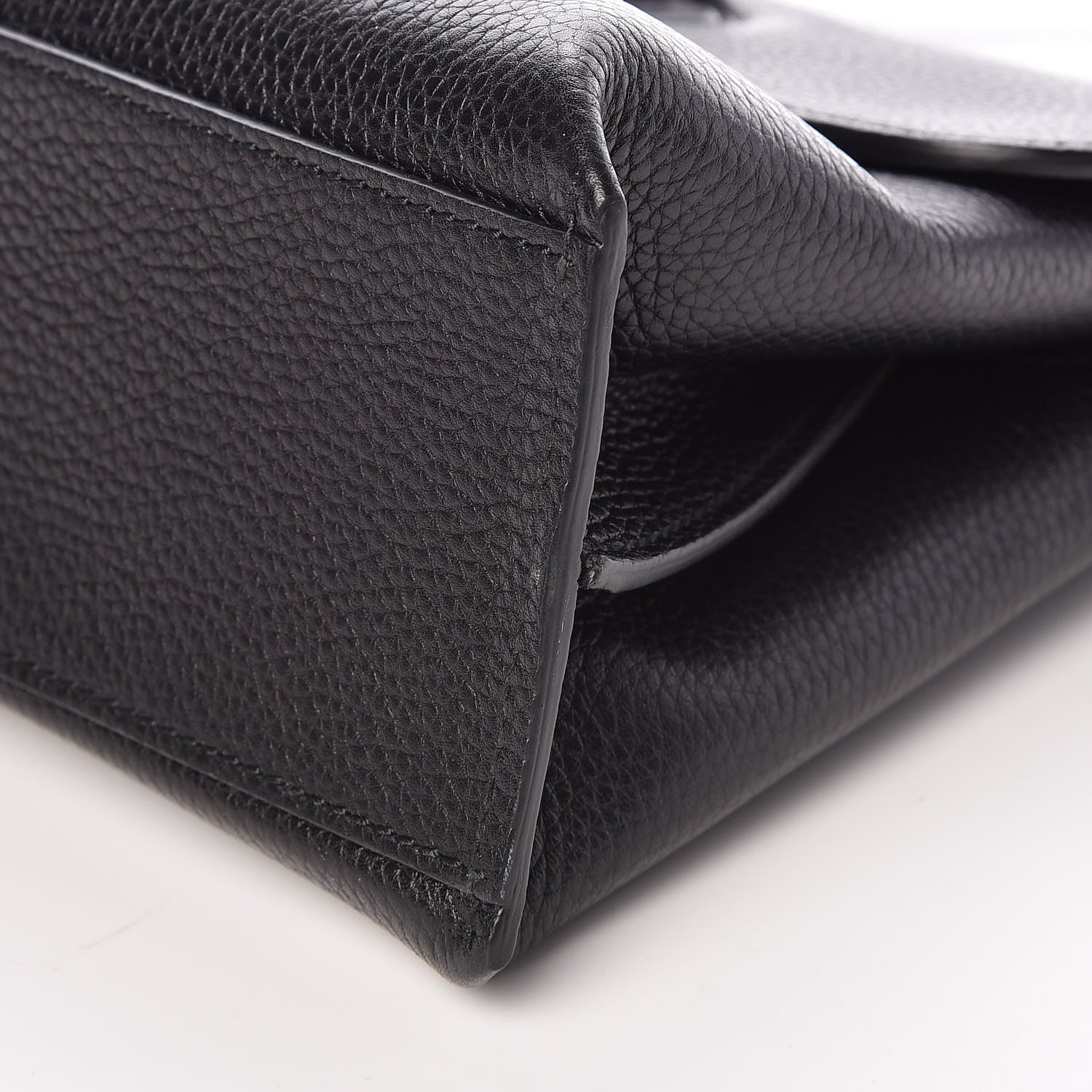 Gucci Cellarius Calfskin Small Bamboo Daily Top Handle Bag Black 8 of 8