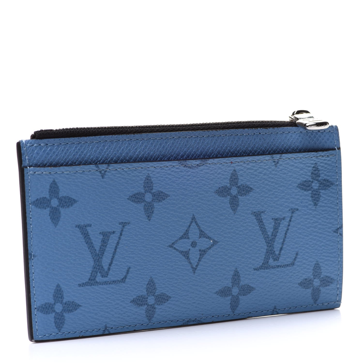 Louis Vuitton Taigarama Coin Card Holder Denim 3 of 7