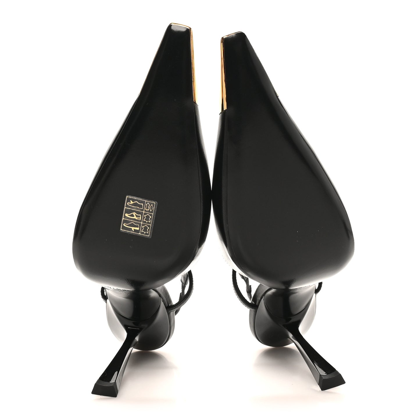 Smooth Calfskin Jeanne 110 Slingback Pumps 37 Black