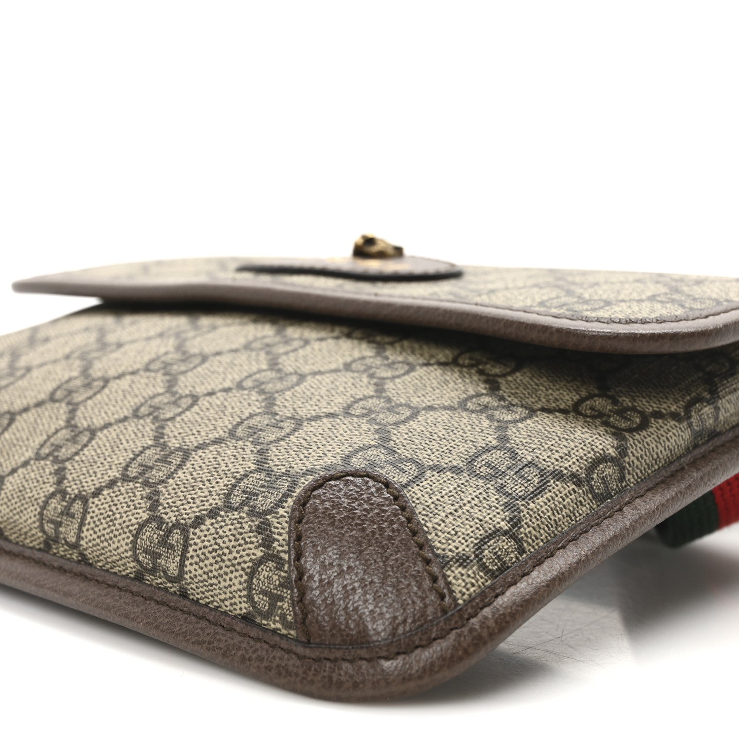 Gucci GG Supreme Monogram Neo Vintage Web Belt Bag Brown 10 of 10