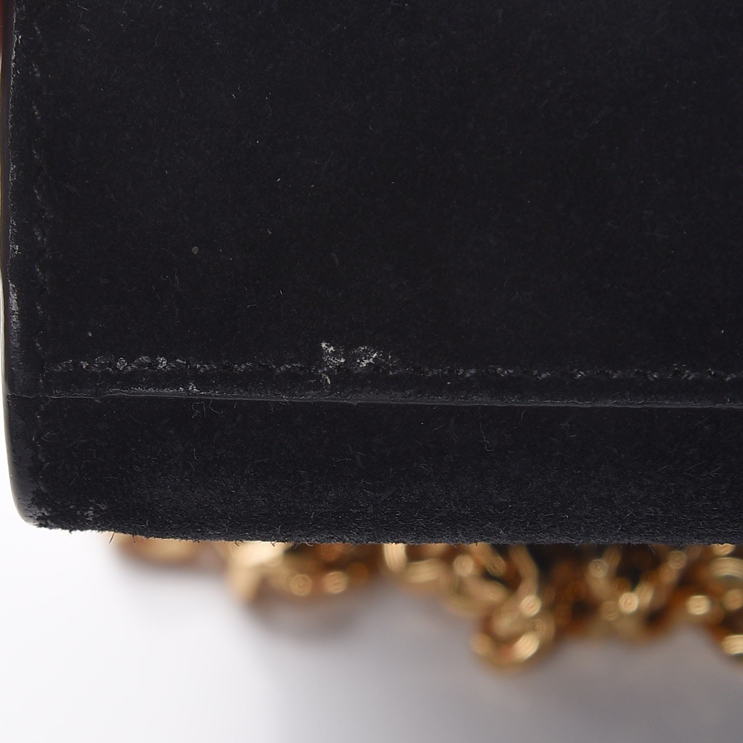 Saint Laurent Suede Medium Classic Monogram Kate Tassel Satchel Black 7 of 9