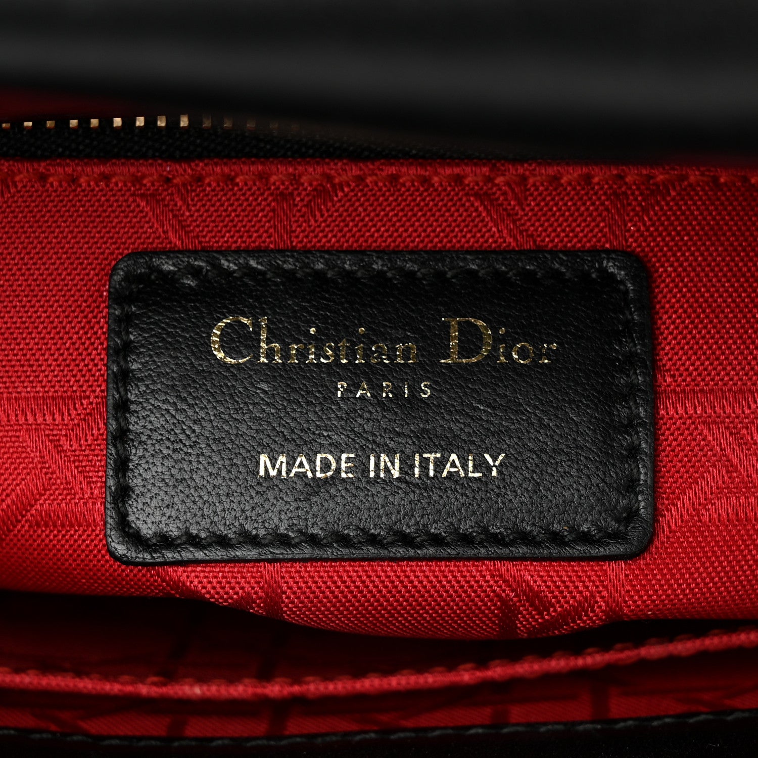 Christian Dior Lambskin Cannage Small Lucky Badges My Lady Dior Black 6 of 10