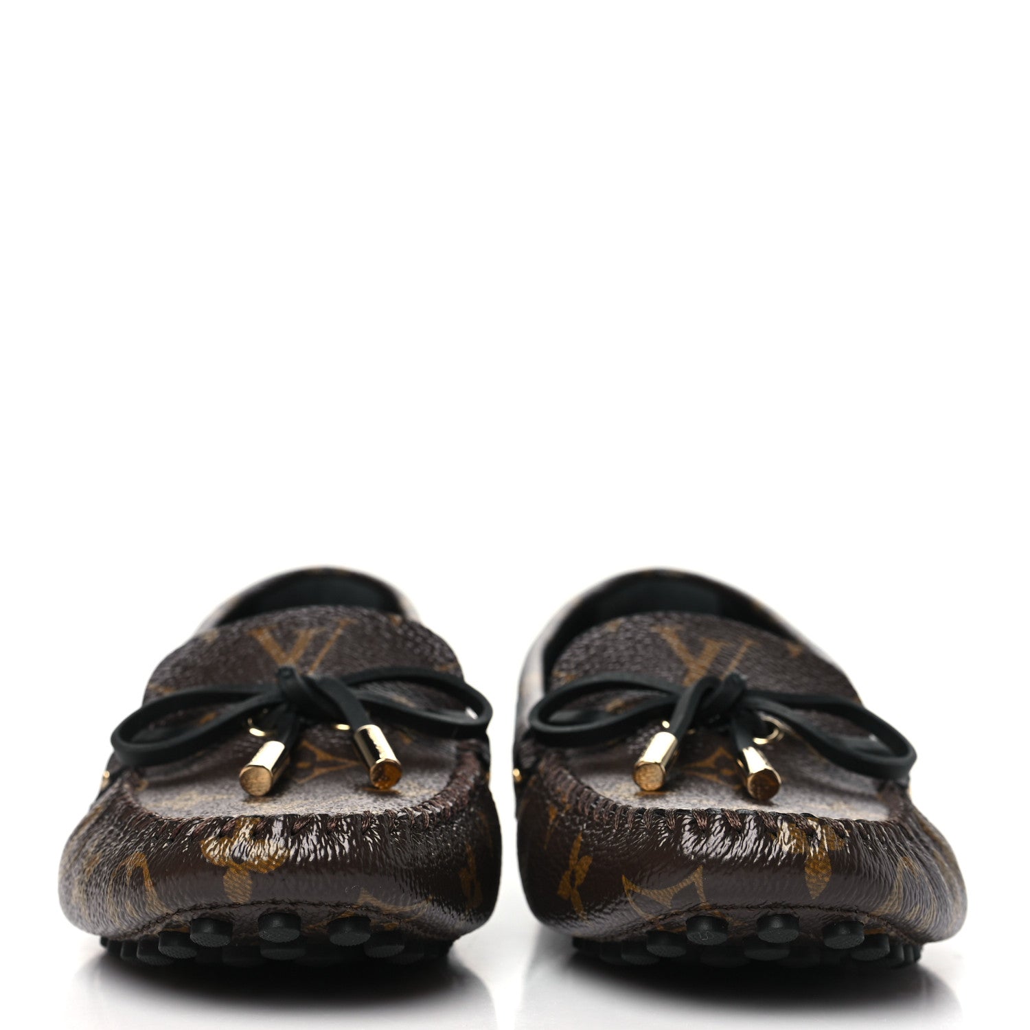 Louis Vuitton Patent Monogram Gloria Loafers 37 2 of 8