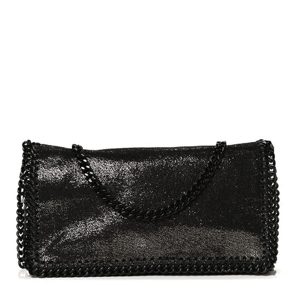 Stella McCartney Chamois Shiny Dotted Falabella Crossbody Black 1 of 8