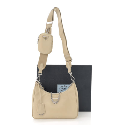 Prada Re-Nylon Saffiano Re-Edition 2005 Shoulder Bag Deserto 11 of 11