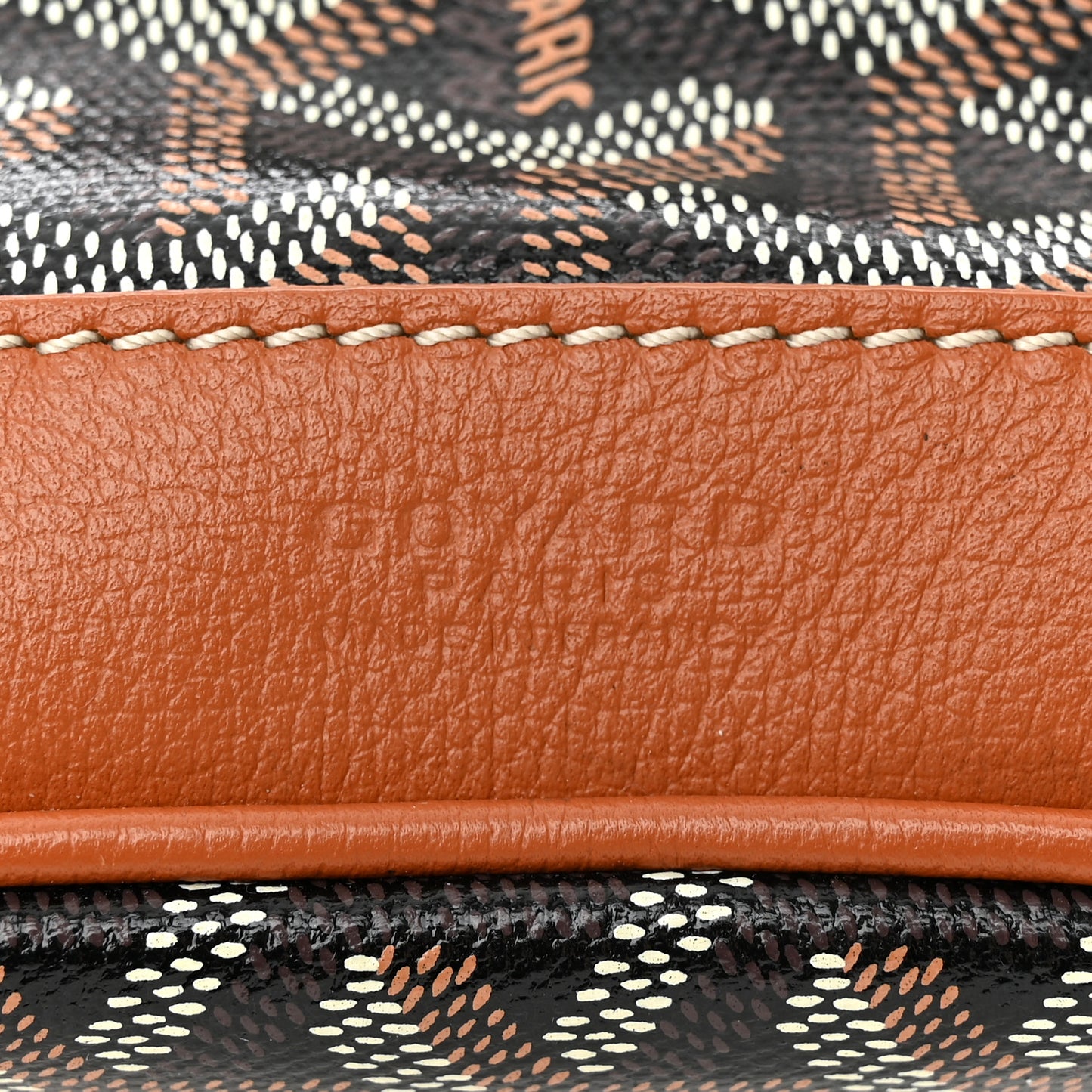 Goyardine Petit Flot Bucket Bag PM Black Gold