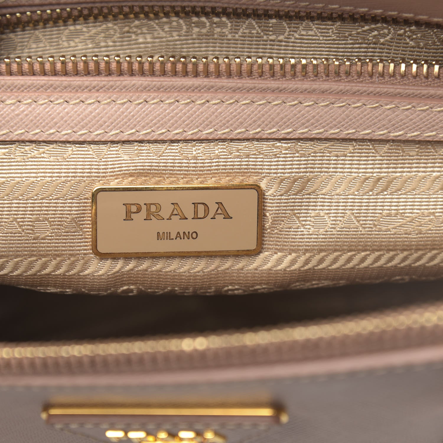 Prada Saffiano Medium Galleria Double Zip Tote Cammeo 7 of 11