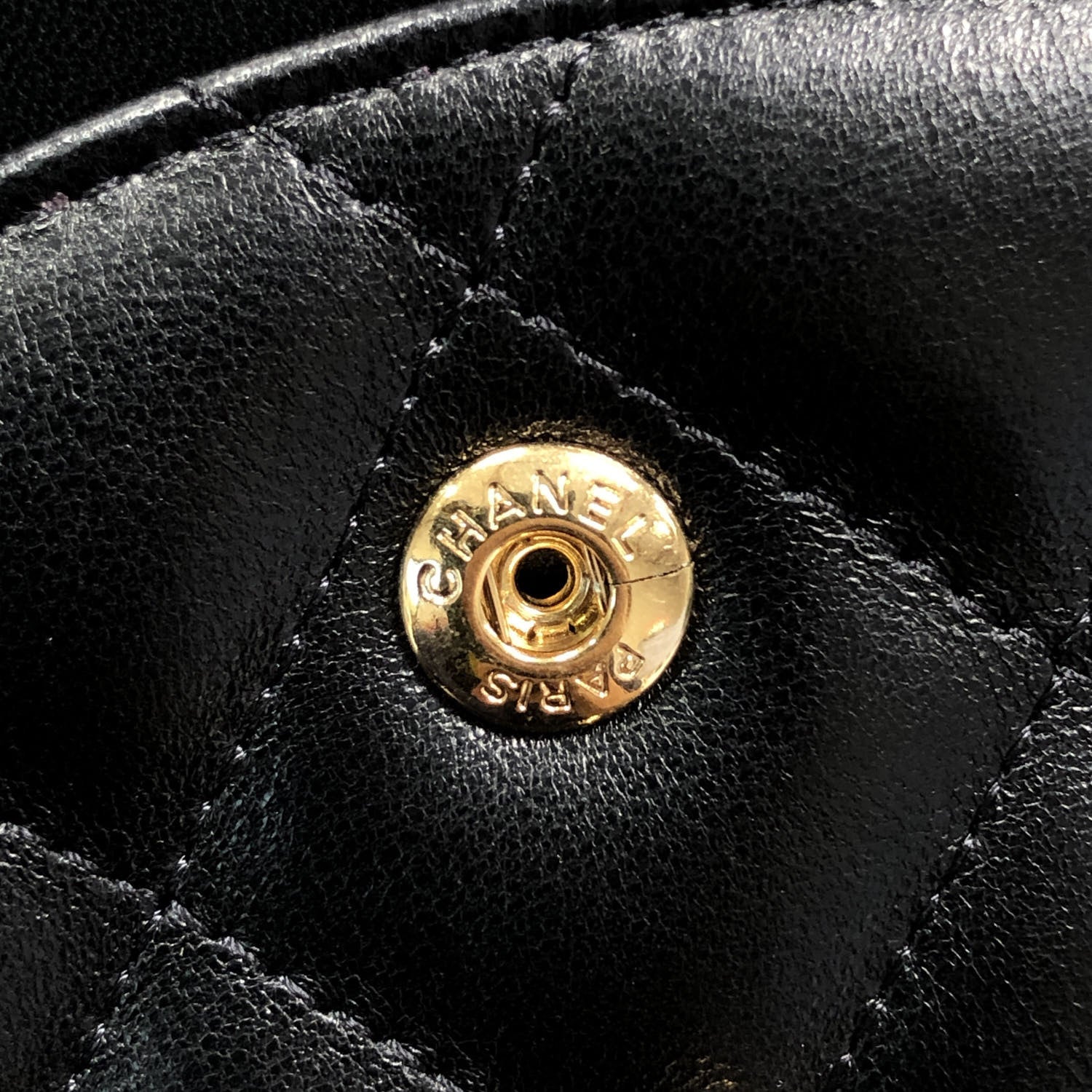 Chanel Lambskin Quilted Jumbo Double Flap Black 5 of 5