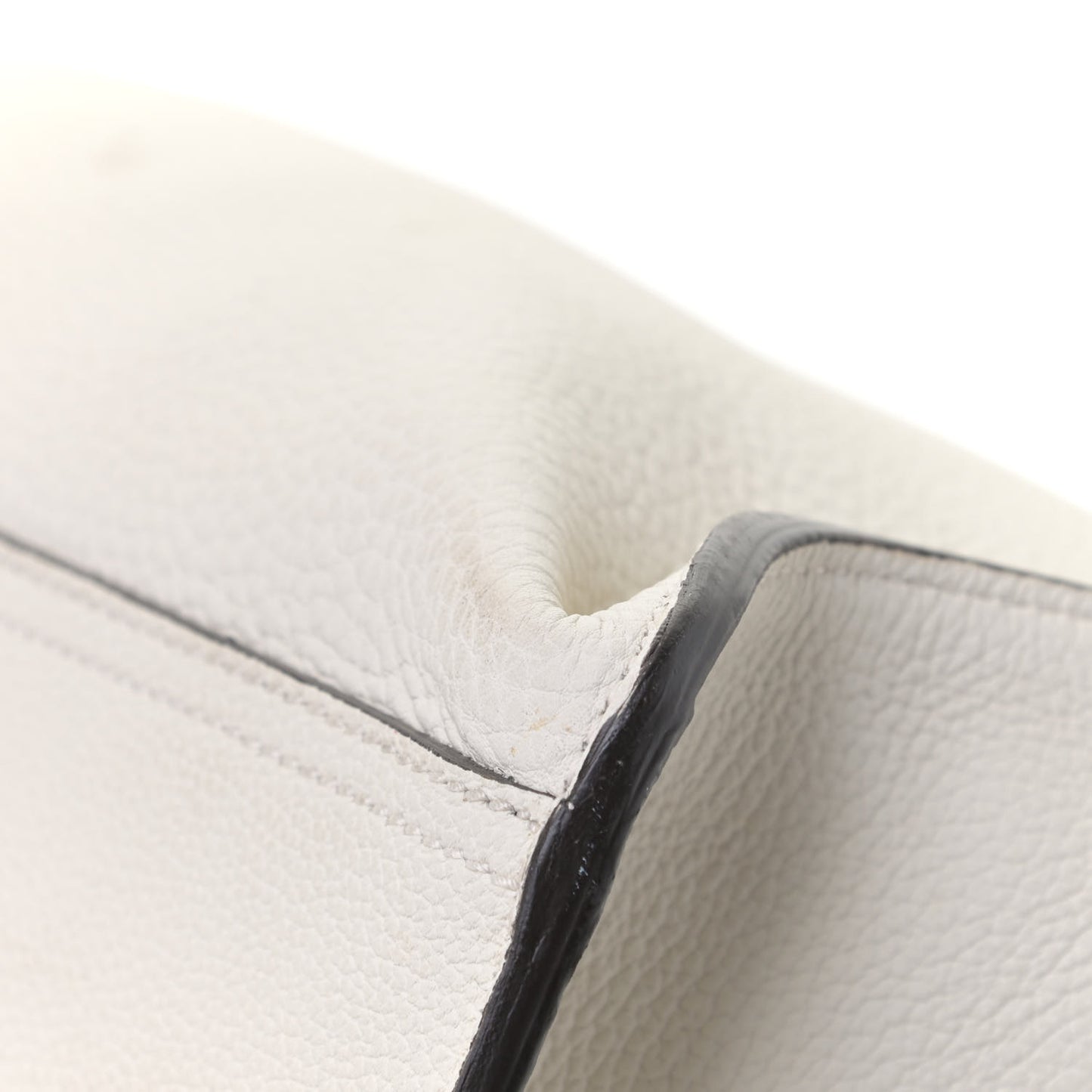 Soft Calfskin Medium Jackie Top Handle Bag Mystic White
