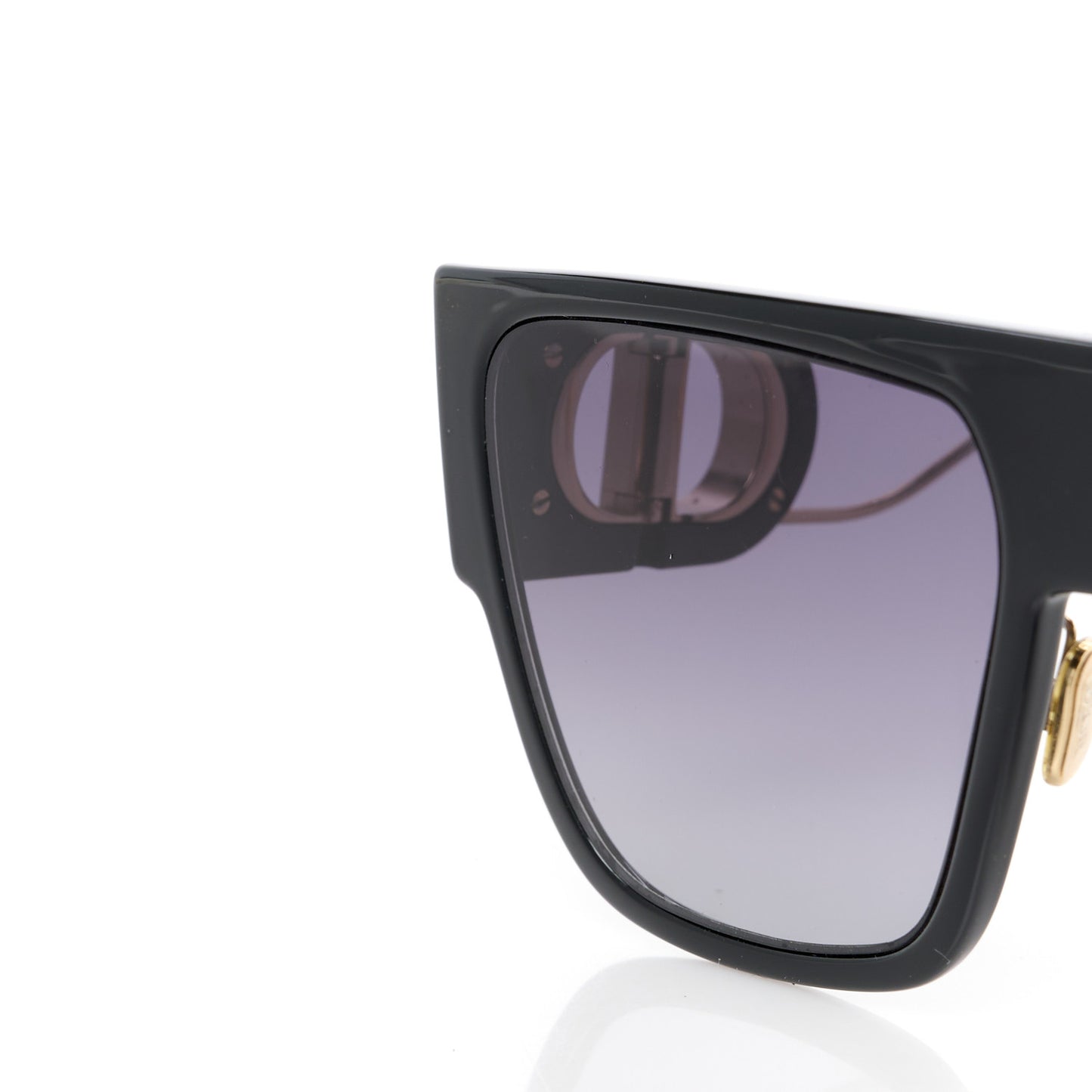 Rectangular 30 Montaigne S3U Sunglasses Black