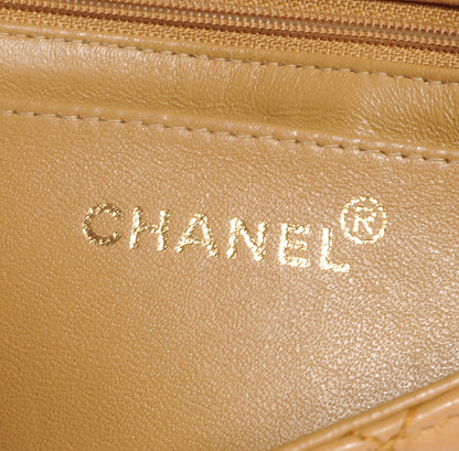 Chanel Lambskin Tortoise Chain Small Flap Beige 8 of 9
