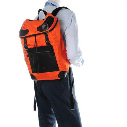 Givenchy Nylon Calfskin Rider Backpack Orange 2 of 8