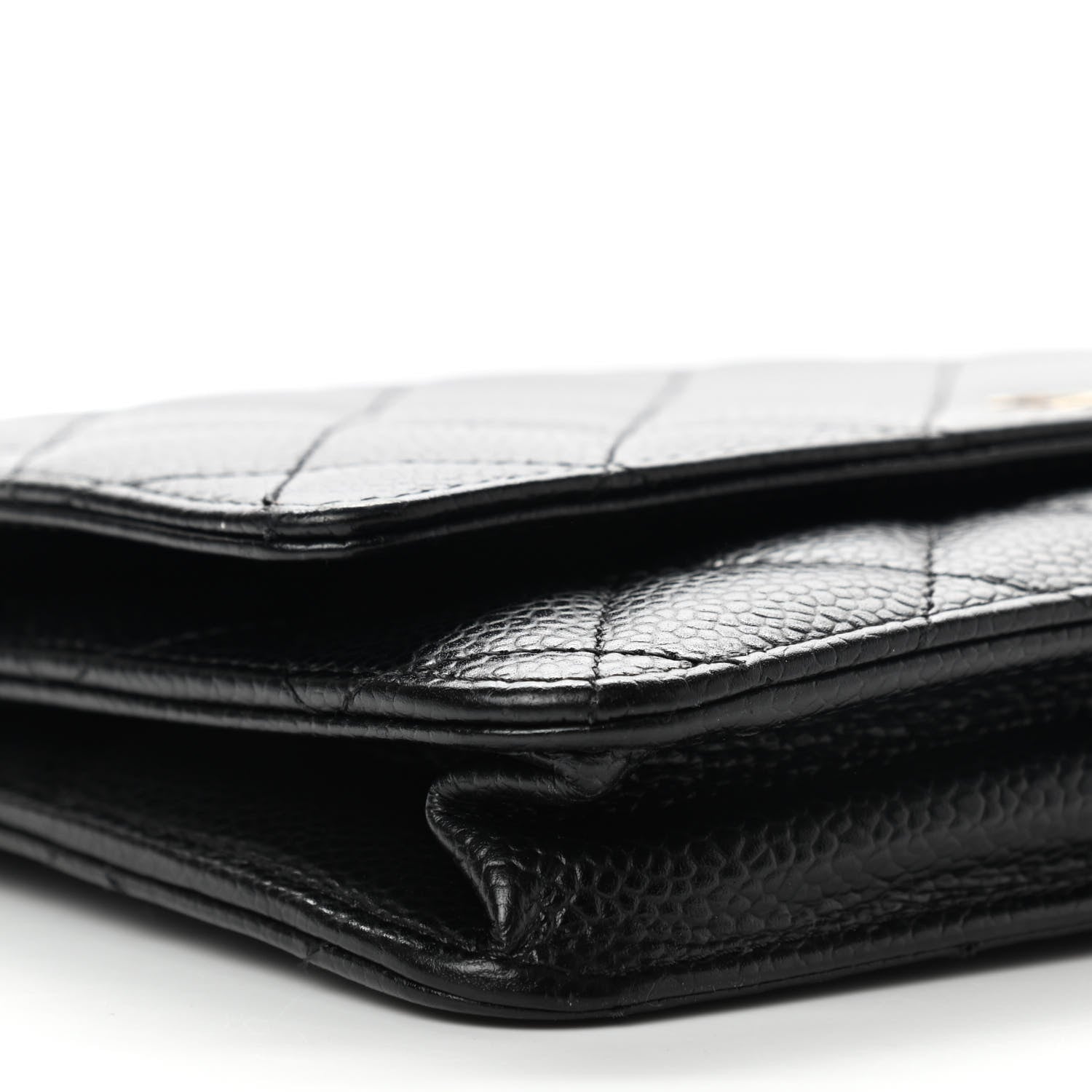 Chanel Caviar Quilted Wallet On Chain WOC Black 12 of 13