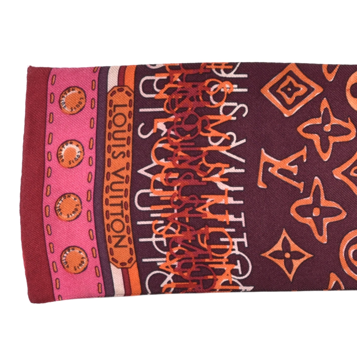 Silk Monogram Map Bandeau Orient