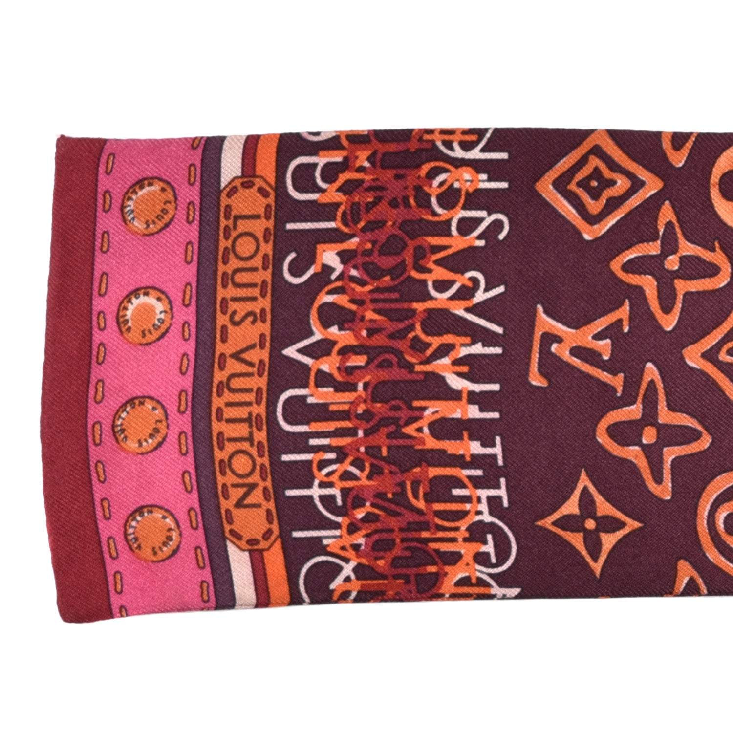 Louis Vuitton Silk Monogram Map Bandeau Orient 3 of 3