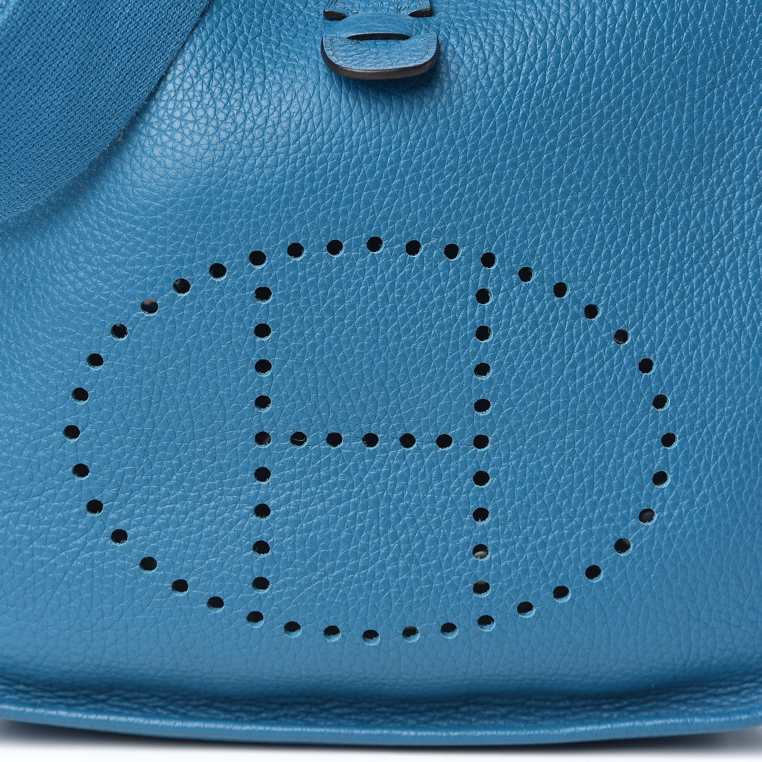 Hermes Taurillon Clemence Evelyne III PM Bleu Izmir 10 of 10