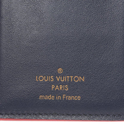 Louis Vuitton Taurillon Capucines Compact Wallet Marine Rouge 7 of 11