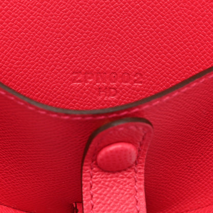Hermes Epsom Pommette Blush Case Rose Extreme 7 of 12