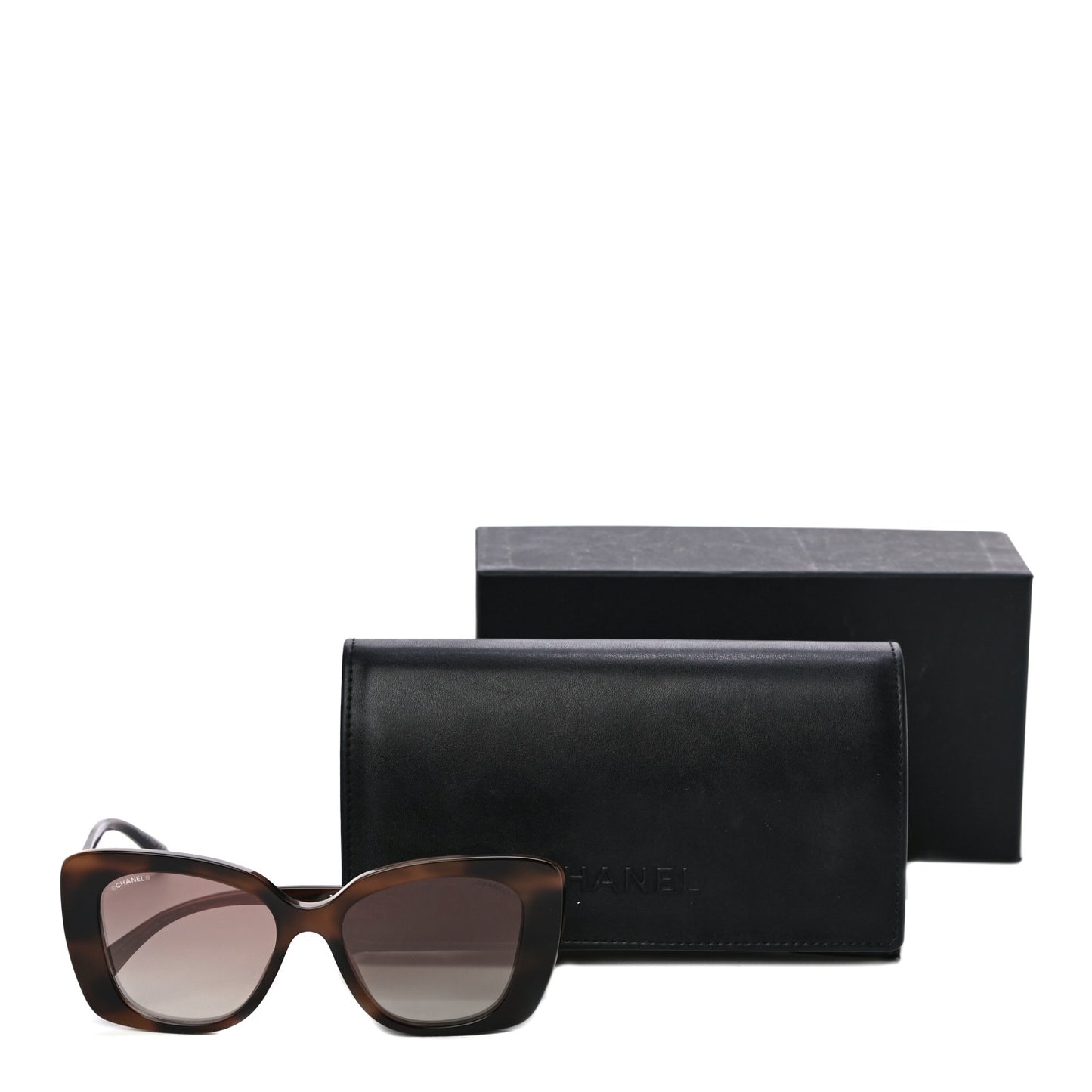 Acetate Strass Square Sunglasses 5422 Tortoise