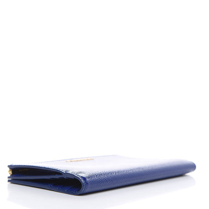 Burberry Patent Constantine Continental Wallet Blue 4 of 8