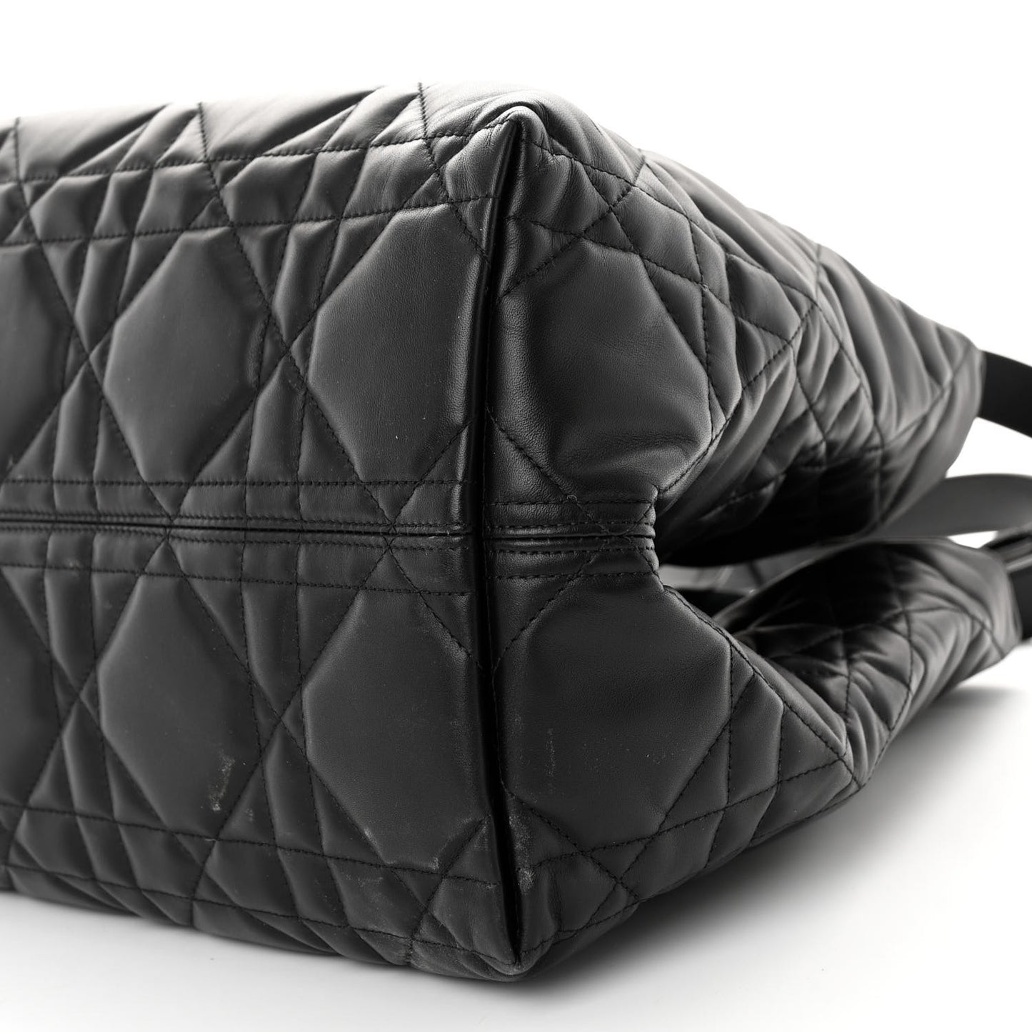 Calfskin Macrocannage Large Toujours Black
