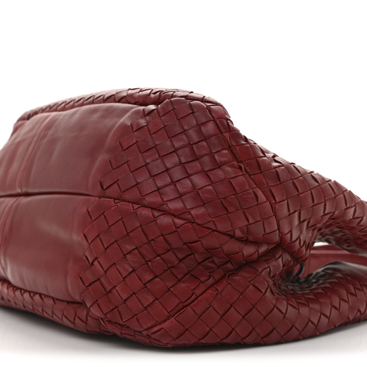 Bottega Veneta Nappa Intrecciato Medium Campana Hobo Red 10 of 14