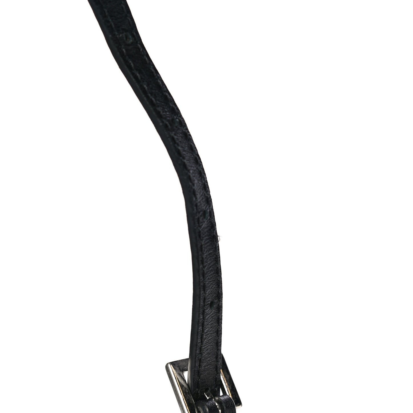 Calfskin Studded Mini Heroine Top Handle Bag Black