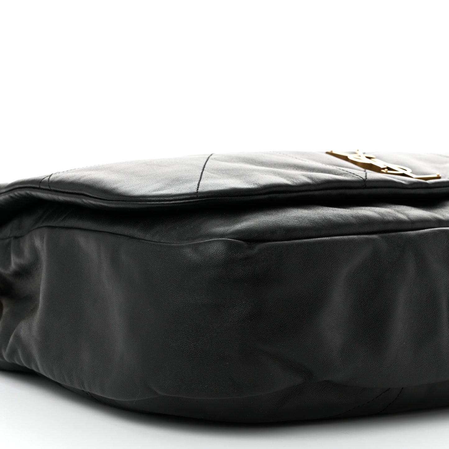 Lambskin Matelasse Monogram Large Jamie 4.3 Black