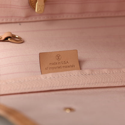 Louis Vuitton Damier Azur Neo Neverfull MM Rose Ballerine 9 of 9