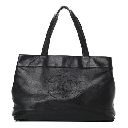 Chanel Caviar CC Tote Black 1 of 16