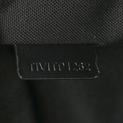 Burberry Cotton Canvas Monogram TB Print Tote Cobalt Black 11 of 14