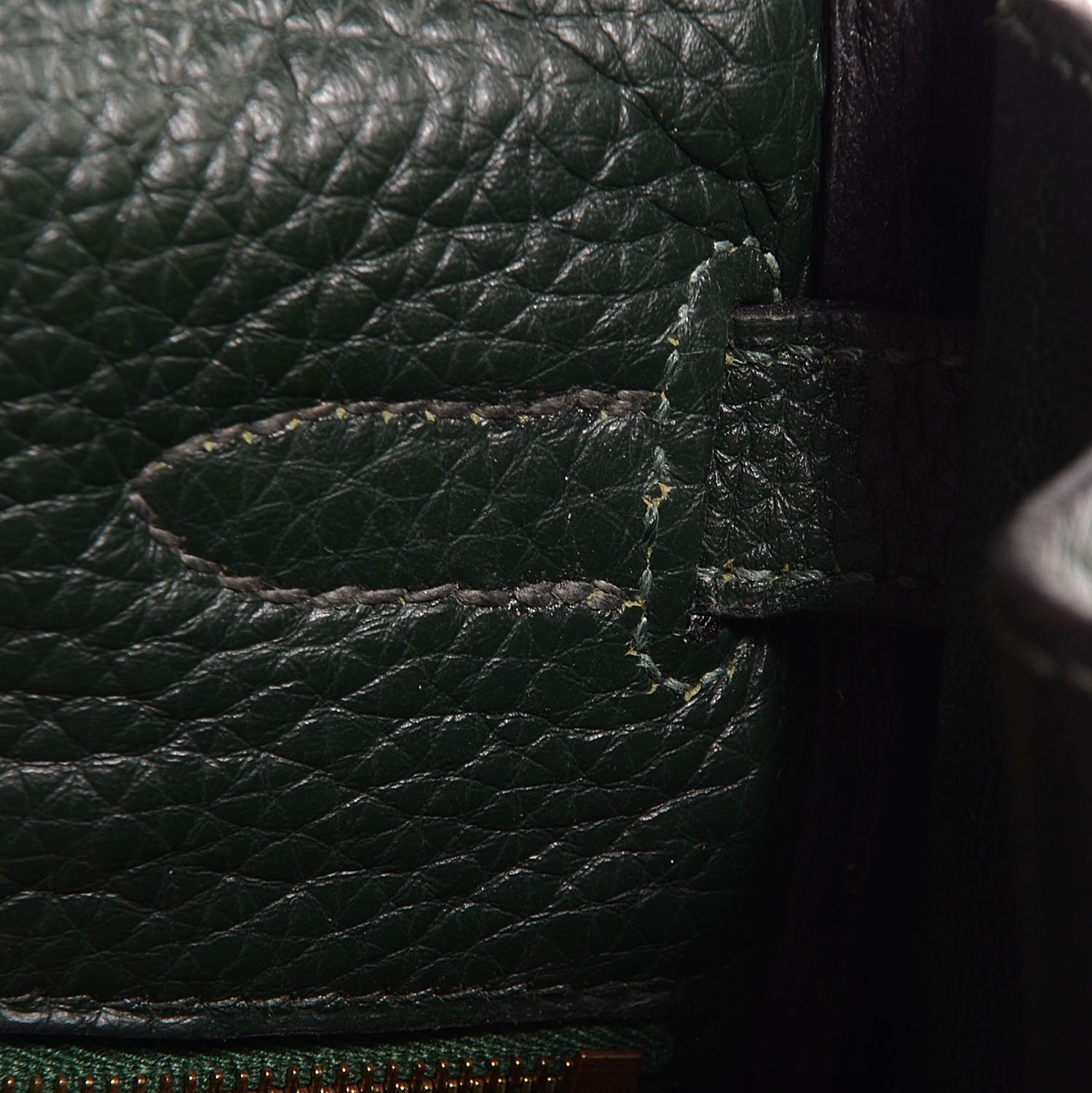 Hermes Togo Kelly Retourne 35 Vert Fonce 15 of 29