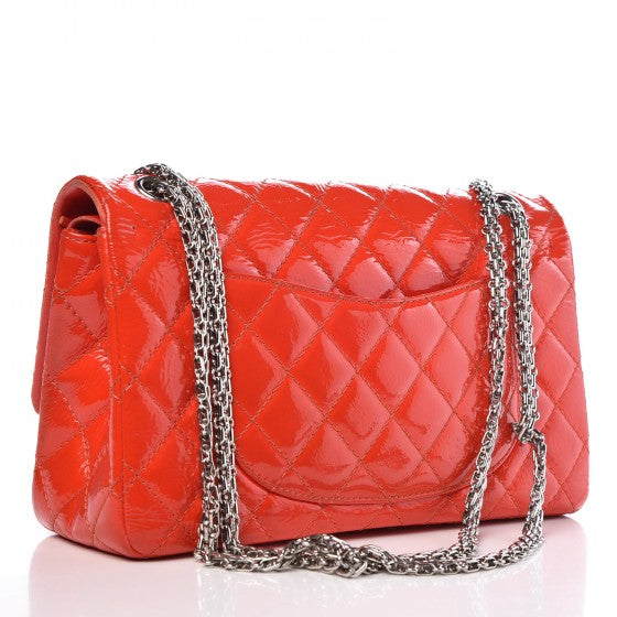 Chanel Aged Glazed Calfskin Quilted 2.55 Reissue 226 Flap Red 4 of 14