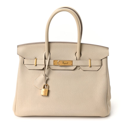 Hermes Togo Birkin 30 Craie 1 of 9