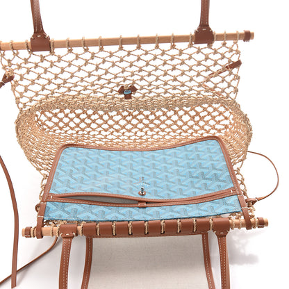 Goyard Goyardine Net Aligre Tote Blue 4 of 8