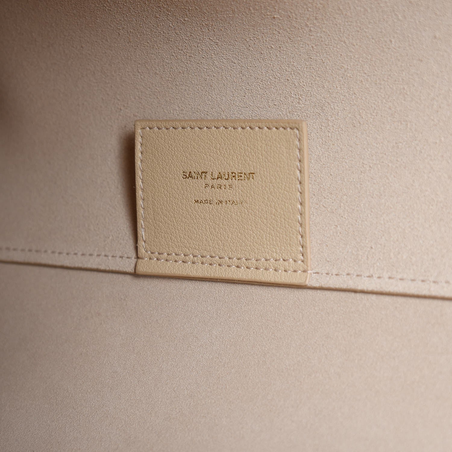 Saint Laurent Calfskin Large Shopping Tote Nude Powder 7 of 9